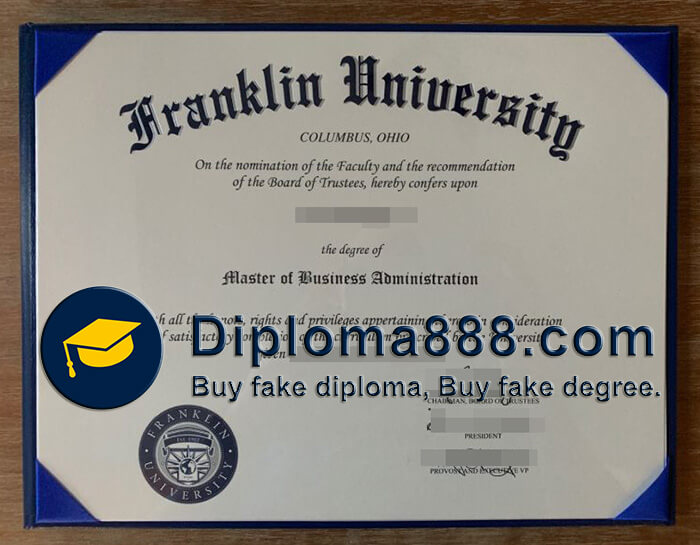 buy fake Franklin University degree