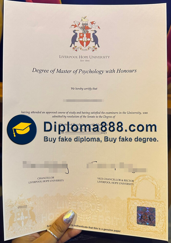 buy fake Liverpool Hope University degree