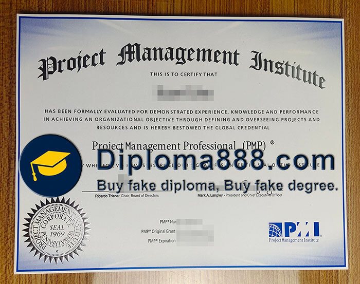 buy fake PMP certificate