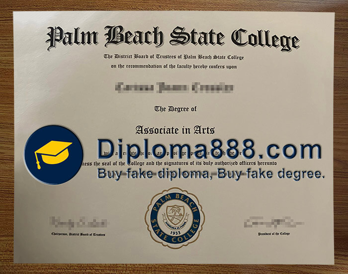 buy fake Palm Beach State College degree