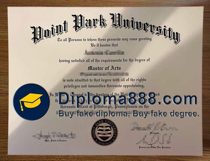 buy fake Point Park University degree