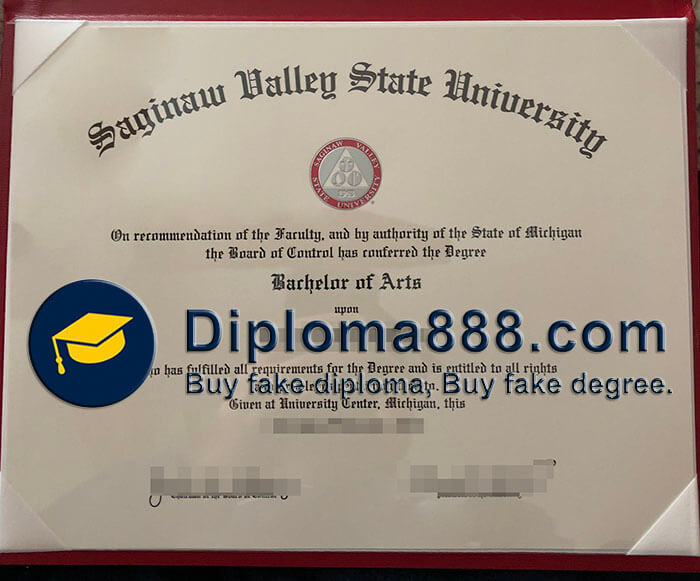 buy fake Saginaw Valley State University degree