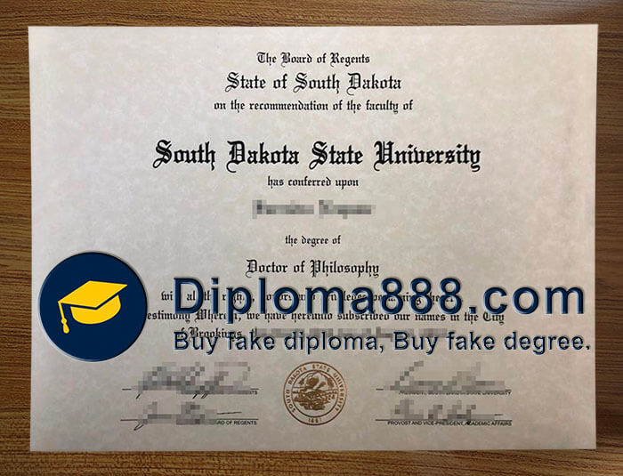 buy fake South Dakota State University degree