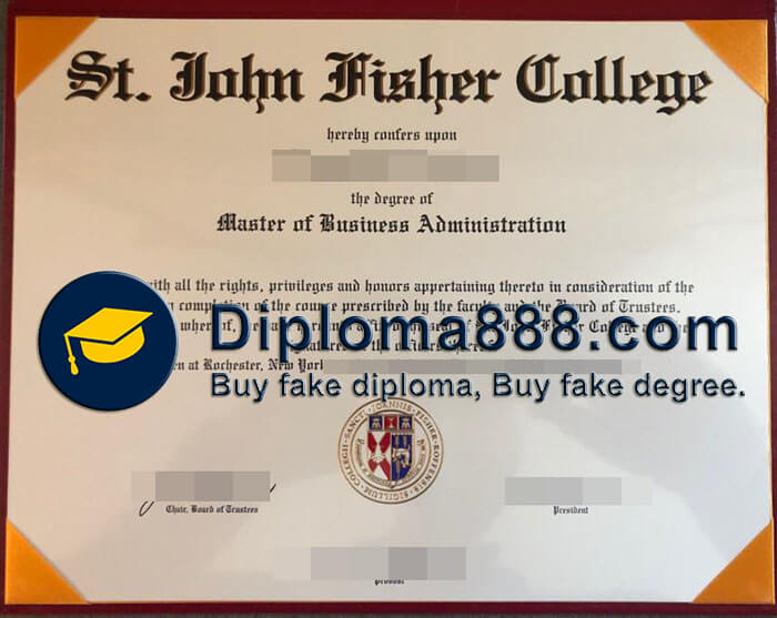 buy fake St. John Fisher College degree