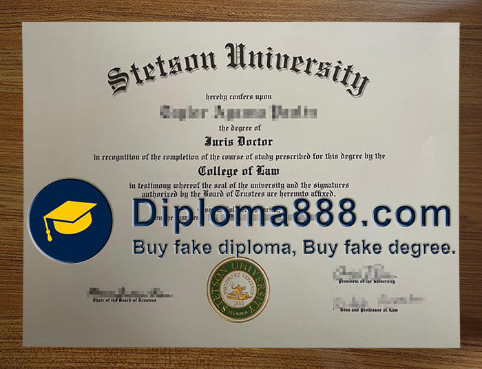 buy fake Stetson University degree