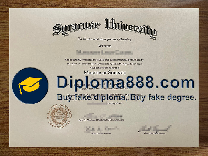 buy Syracuse University degree, fake Syracuse University diploma