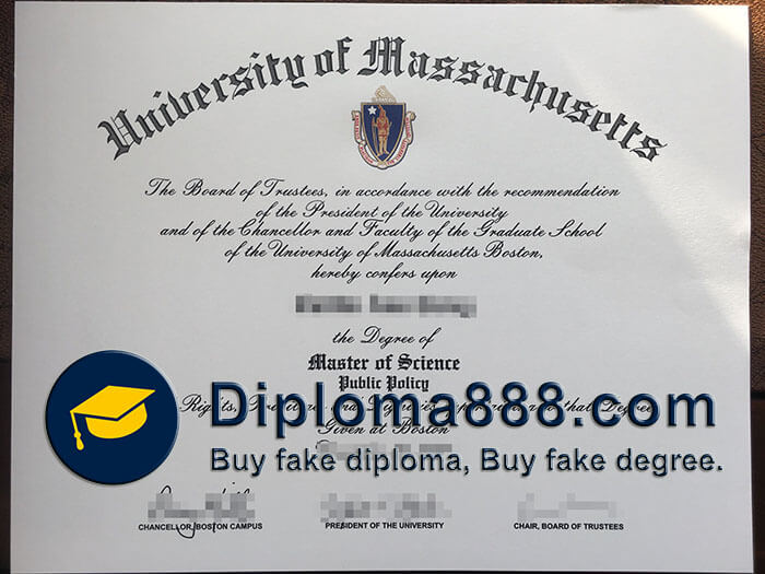 buy fake University of Massachusetts Boston degree