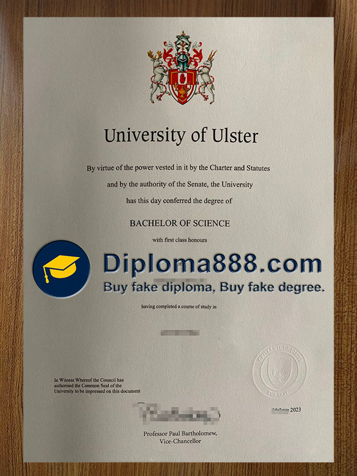 buy fake University of Ulster degree