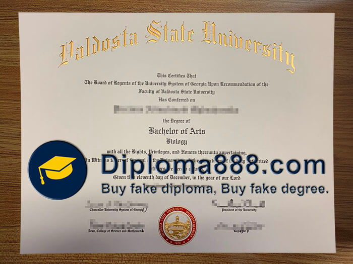buy fake Valdosta State University degree
