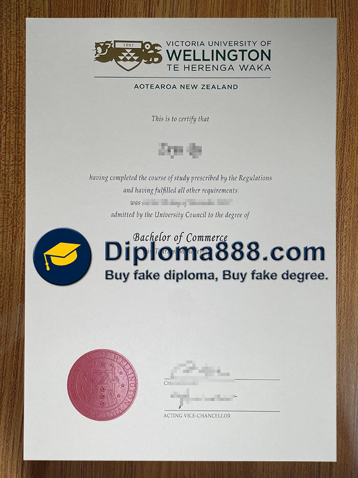 buy fake Victoria University of Wellington degree