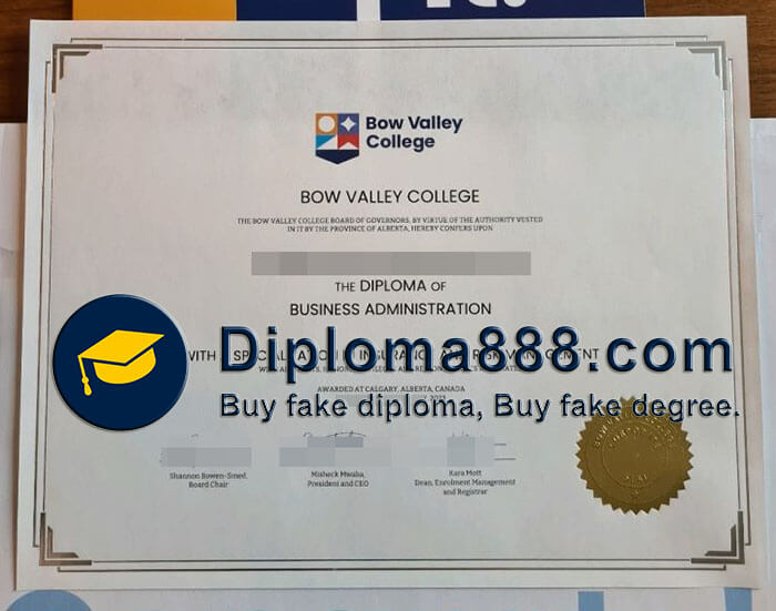 order fake Bow Valley College degree online