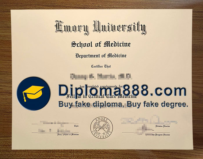 buy fake Emory University School of Medicine degree
