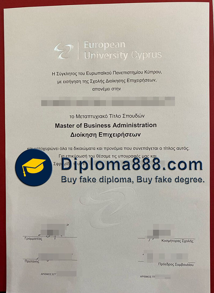 make European University Cyprus degree