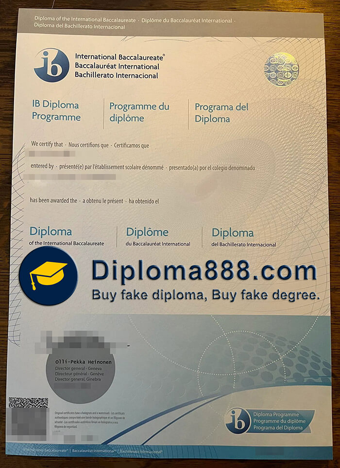 buy fake International Baccalaureate Diploma Programme