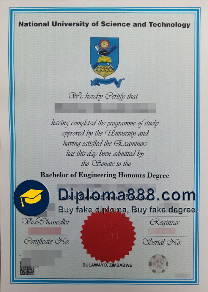 buy fake National University of Science and Technology degree
