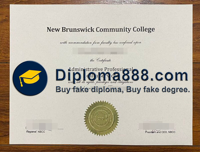 buy New Brunswick Community College degree