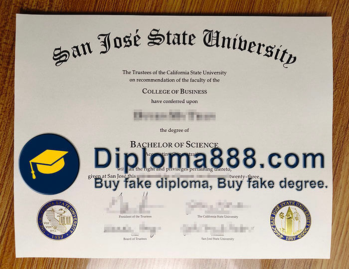 buy fake San Jose State University degree