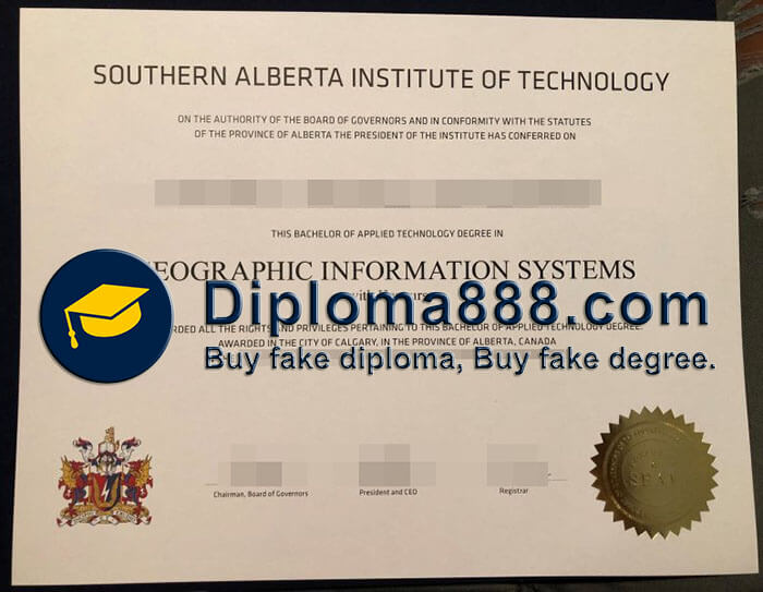 order fake Southern Alberta Institute of Technology degree