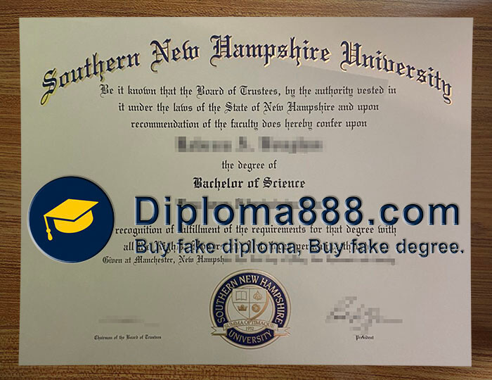 buy fake Southern New Hampshire University degree