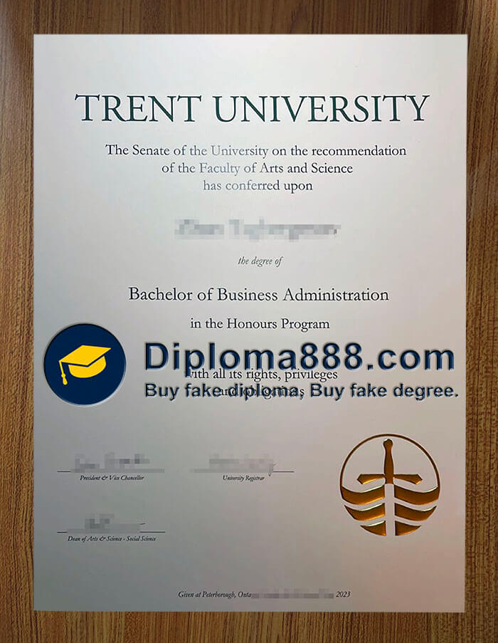 buy fake Trent University degree