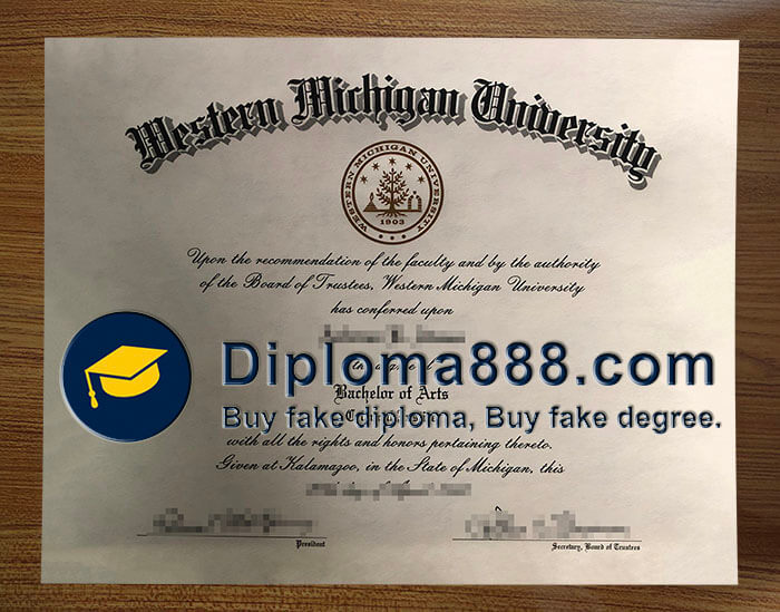 buy fake Western Michigan University degree