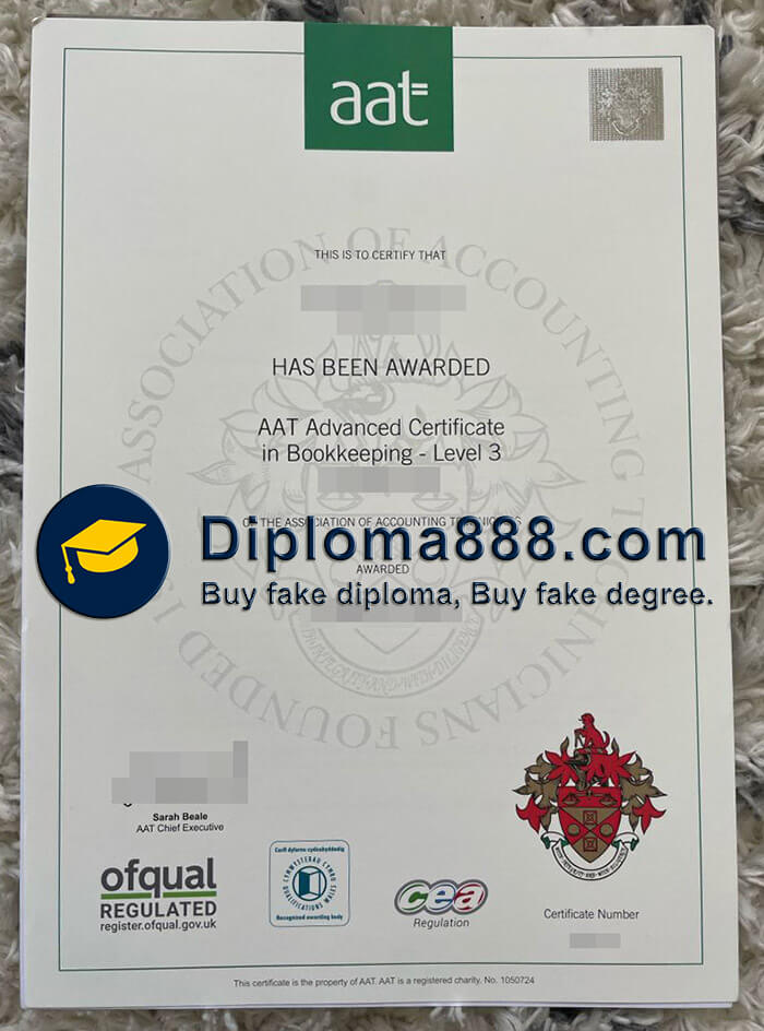 order fake AAT Advanced Certificate online