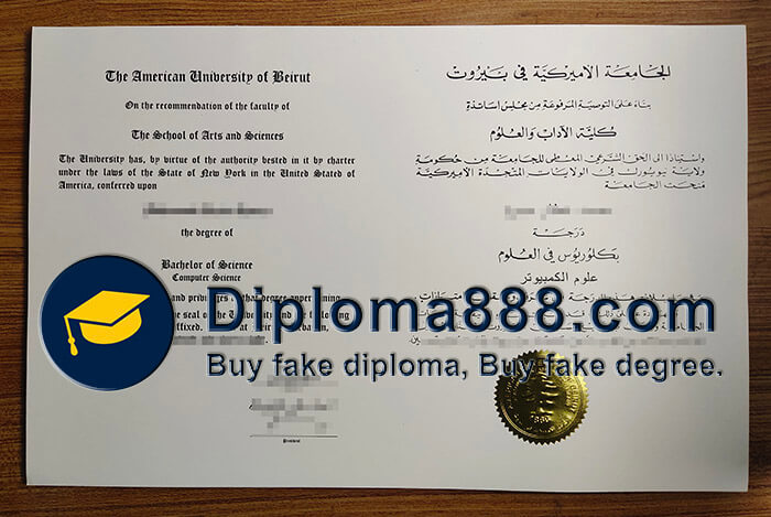order fake American University of Beirut degree online
