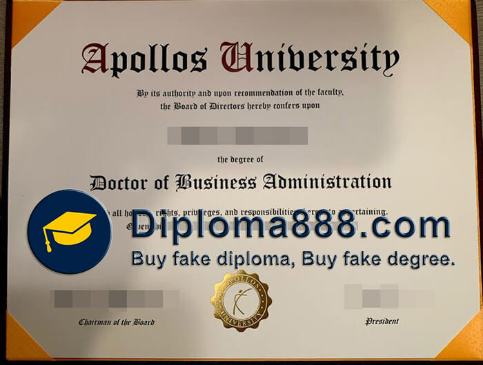 buy fake Apollos University degree
