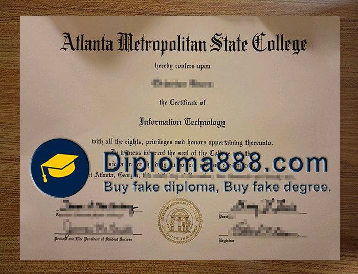 buy fake Atlanta Metropolitan State College degree