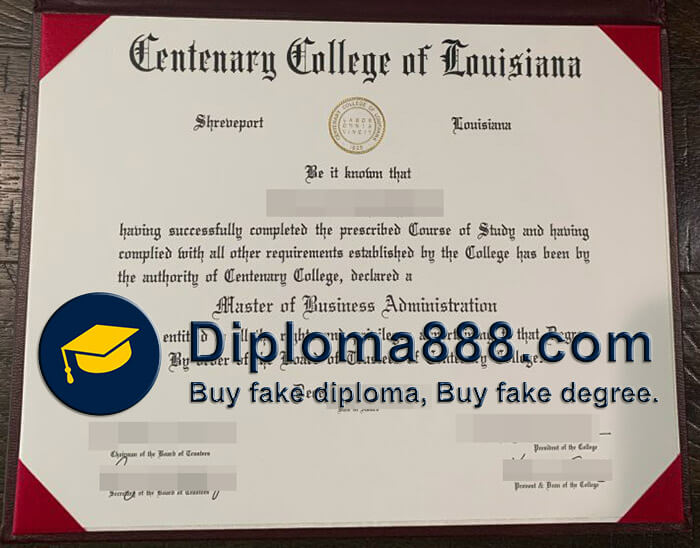 buy fake Centenary College of Louisiana degree