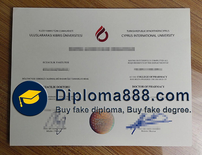 buy fake Cyprus International University degree
