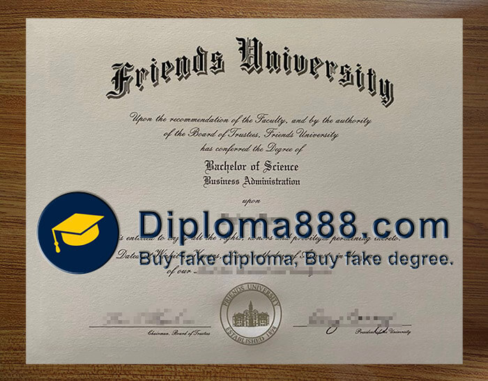 buy fake Friends University degree