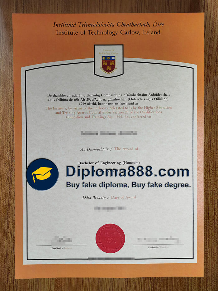 Get a fake Institute of Technology Carlow diploma