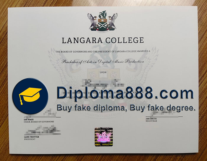 buy fake Langara College degree