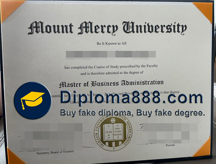 buy fake Mount Mercy University degree