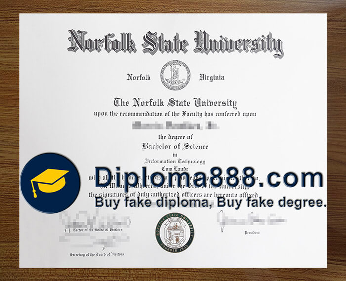 buy fake Norfolk State University degree