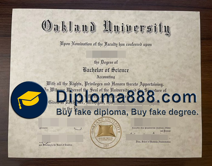 fake Oakland University degree