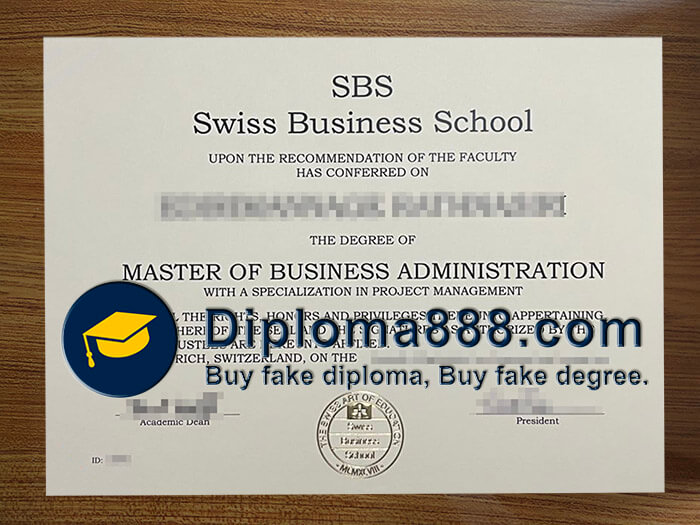 buy SBS Swiss Business School degree