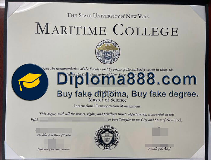 buy fake SUNY Maritime College degree
