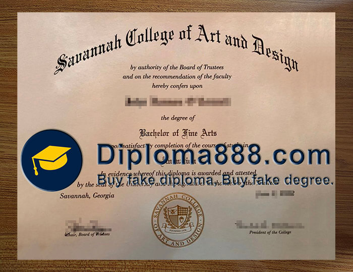 buy fake Savannah College of Art and Design degree