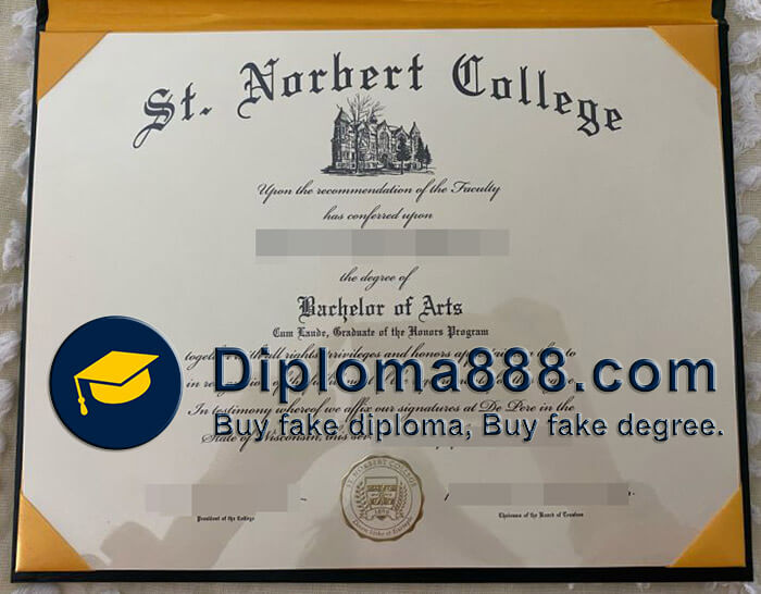 buy fake St. Norbert College degree