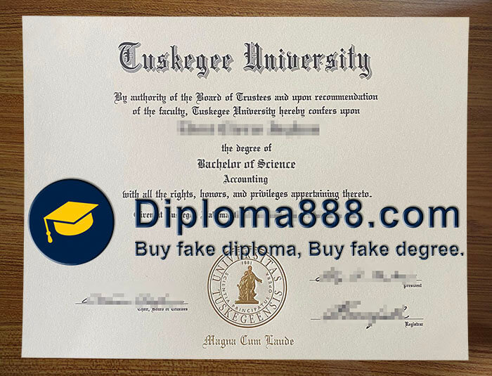 buy fake Tuskegee University degree