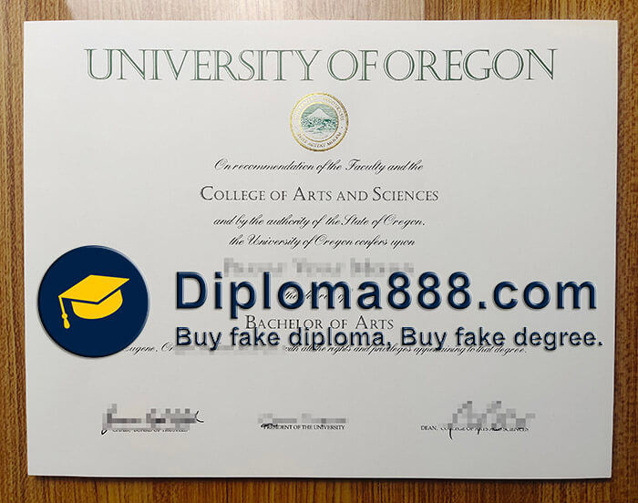 Get a fake University of Oregon degree