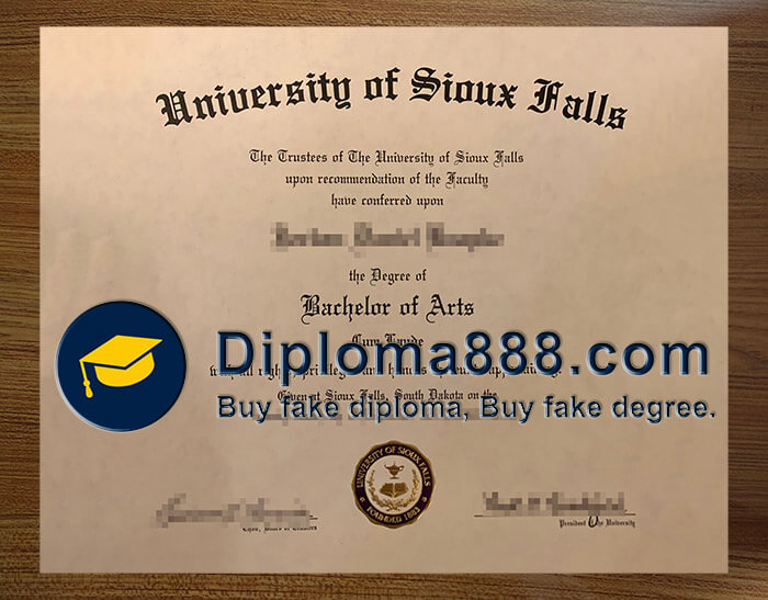 buy fake University of Sioux Falls degree