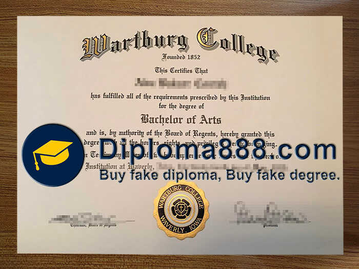buy fake Wartburg College degree