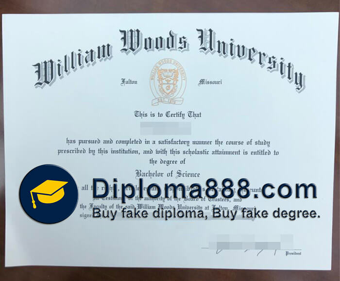 buy fake William Woods University degree