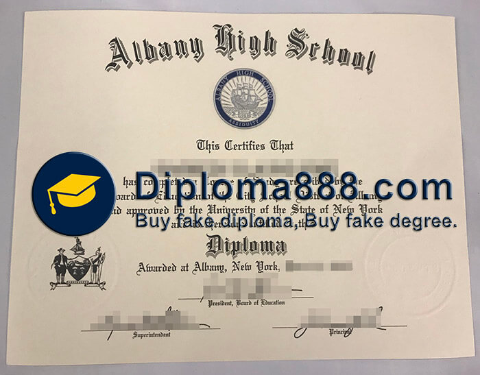 buy fake Albany High School diploma