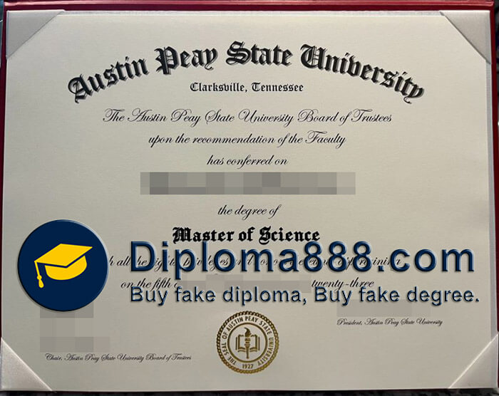 buy fake Austin Peay State University degree