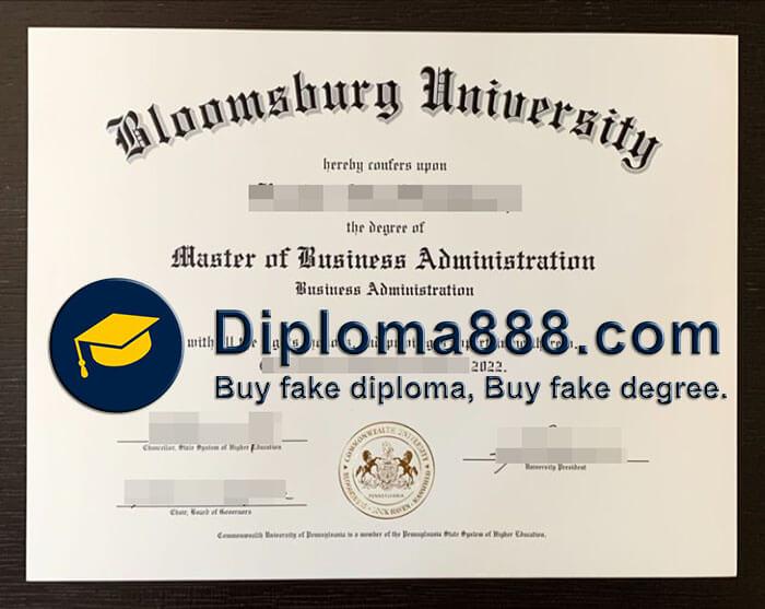 buy fake Bloomsburg University degree