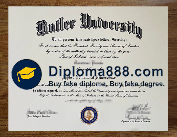 buy fake Butler University degree